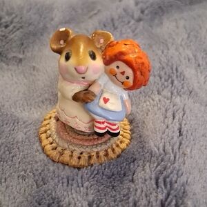 Wee Forest Folk Miniature Figurine Me and Raggedy Ann Model M-070